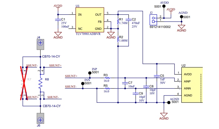 Schéma - Texas Instruments Module d'évaluation AMC-MOD-50A-EVM